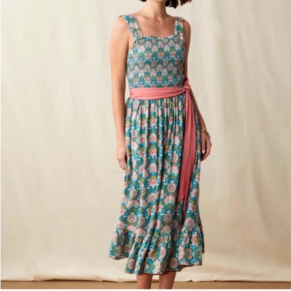 NWT Matilda Jane Enchanted Garden, Hummingbird Midi Dress, Size M
